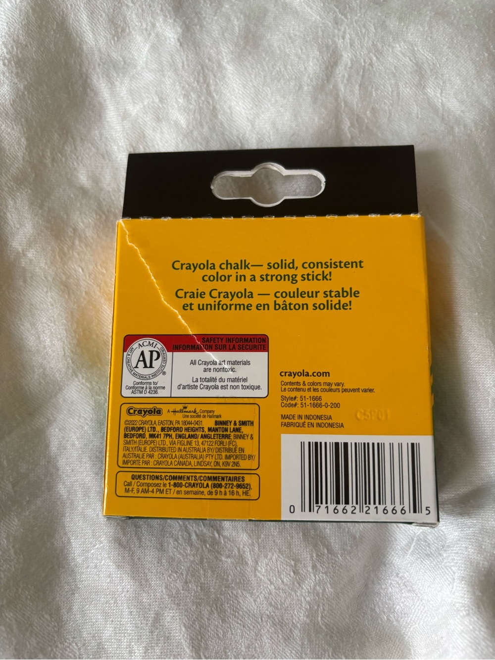 Crayola Chalk Pack - Yellow Box - Picture 5 of 7